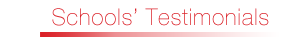 Schools' Testimonials